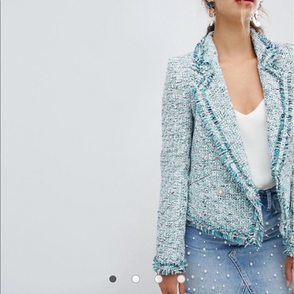 ASOS Jackets & Blazers - ASOS Tweed blazer w button details